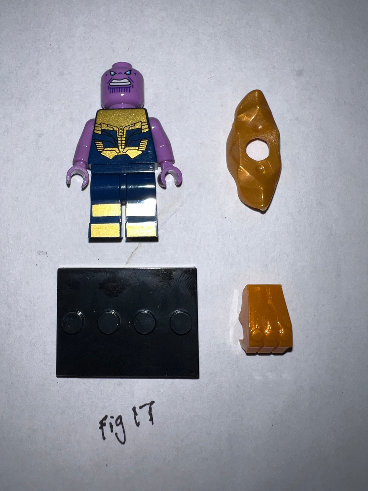 Custom Thanos Mini Figure with Infinity Gauntlet (UNBRANDED) – Compatible Building Blocks