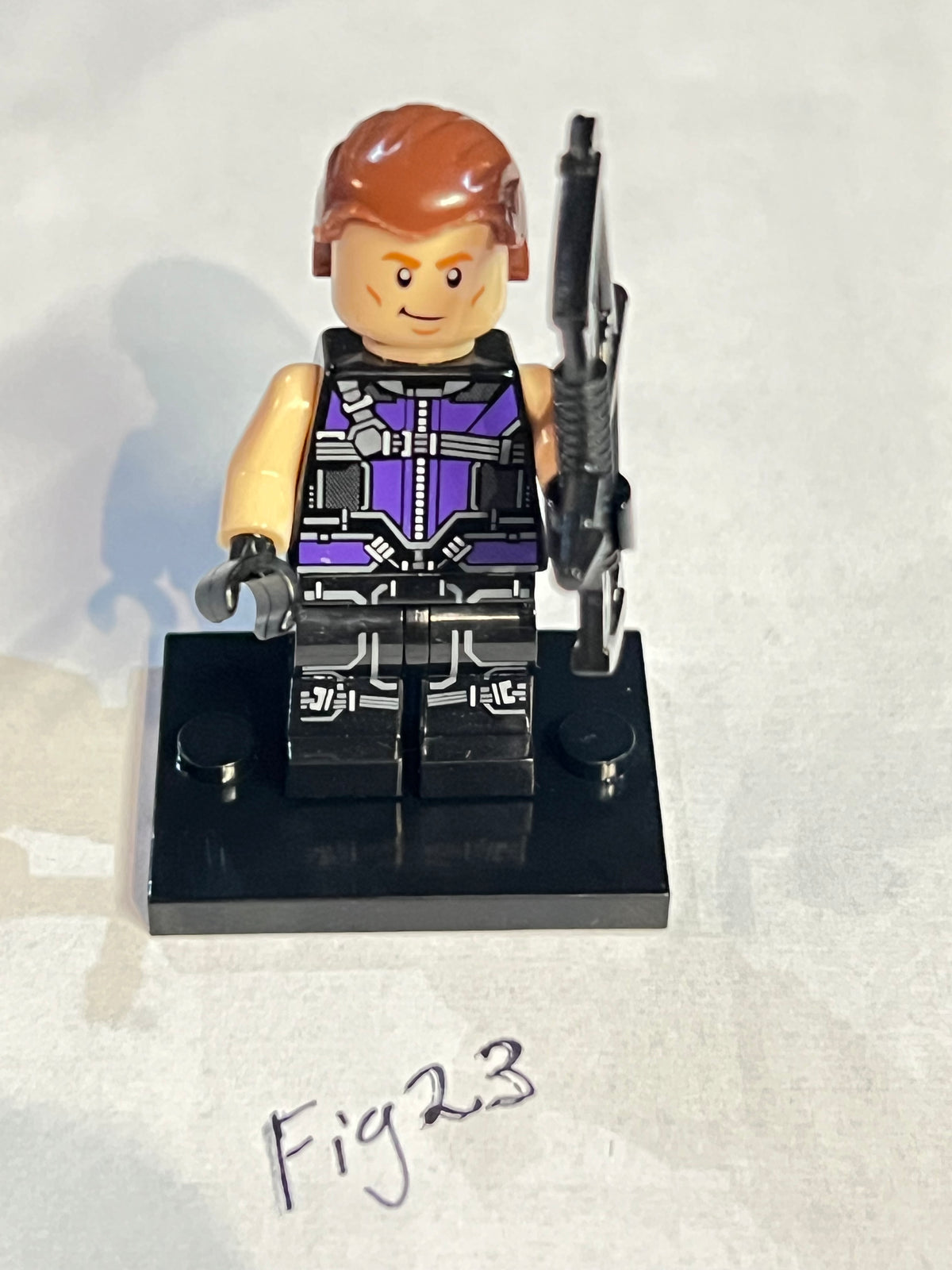 Custom Hawkeye Mini Figure (UNBRANDED) – Compatible Building Blocks