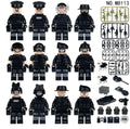 Federal Special Police Tactical Unit – 12 Minifigures with K-9 Teams & Assault Boat