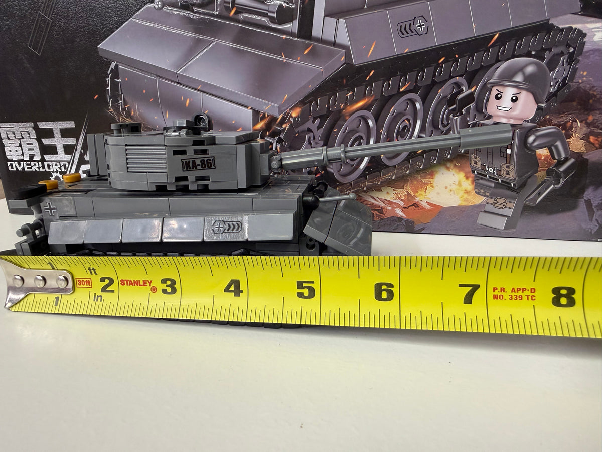 WWII German Tiger - Heavy Tank Building Set – 385 Pieces
