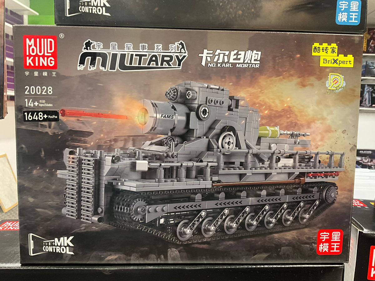 Mould King 20028 RC Karl-Gerät Mortar Building Set – 1,648 Pieces