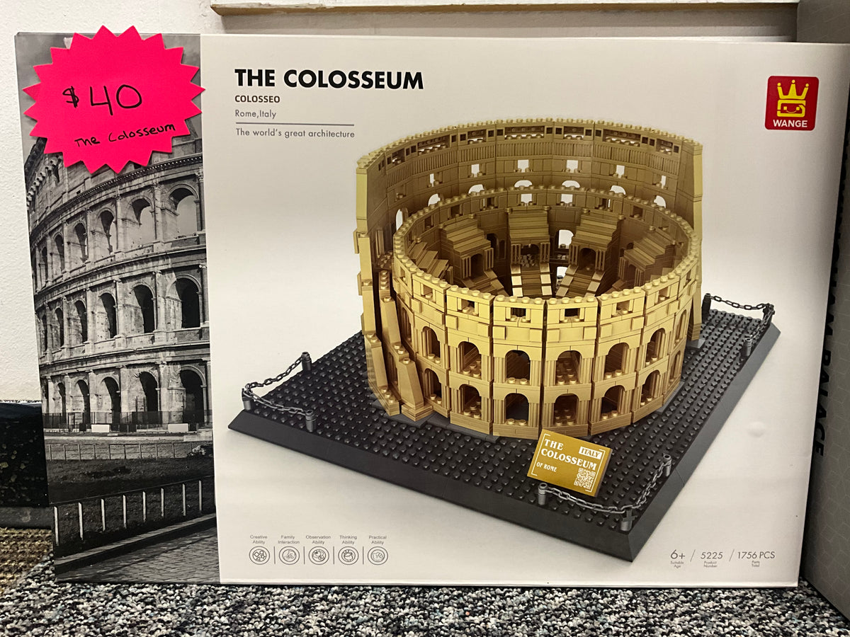 WANGE 5225 Roman Colosseum Architecture Building Set – 1,756 Pieces