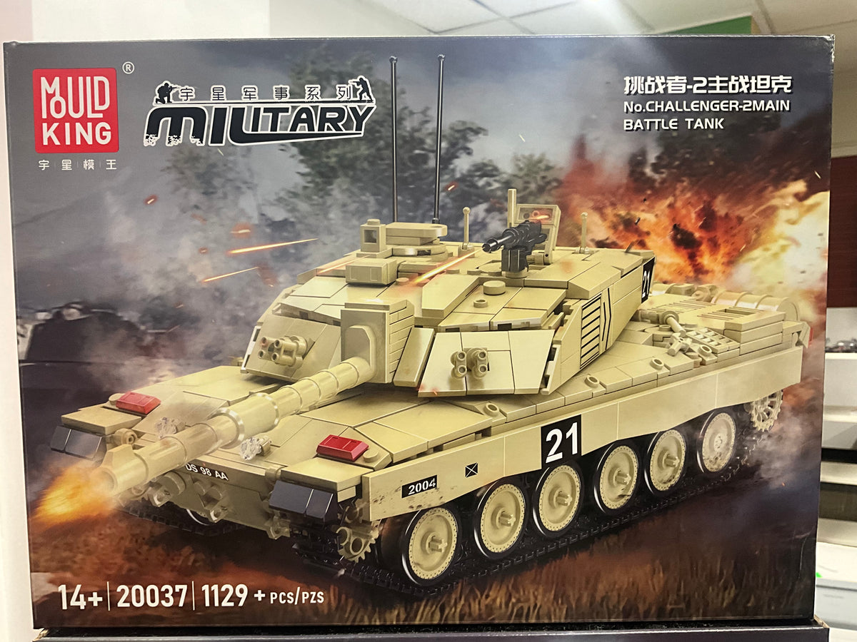 Mould King 20037 RC Challenger 2 Main Battle Tank – 1,129 Pieces