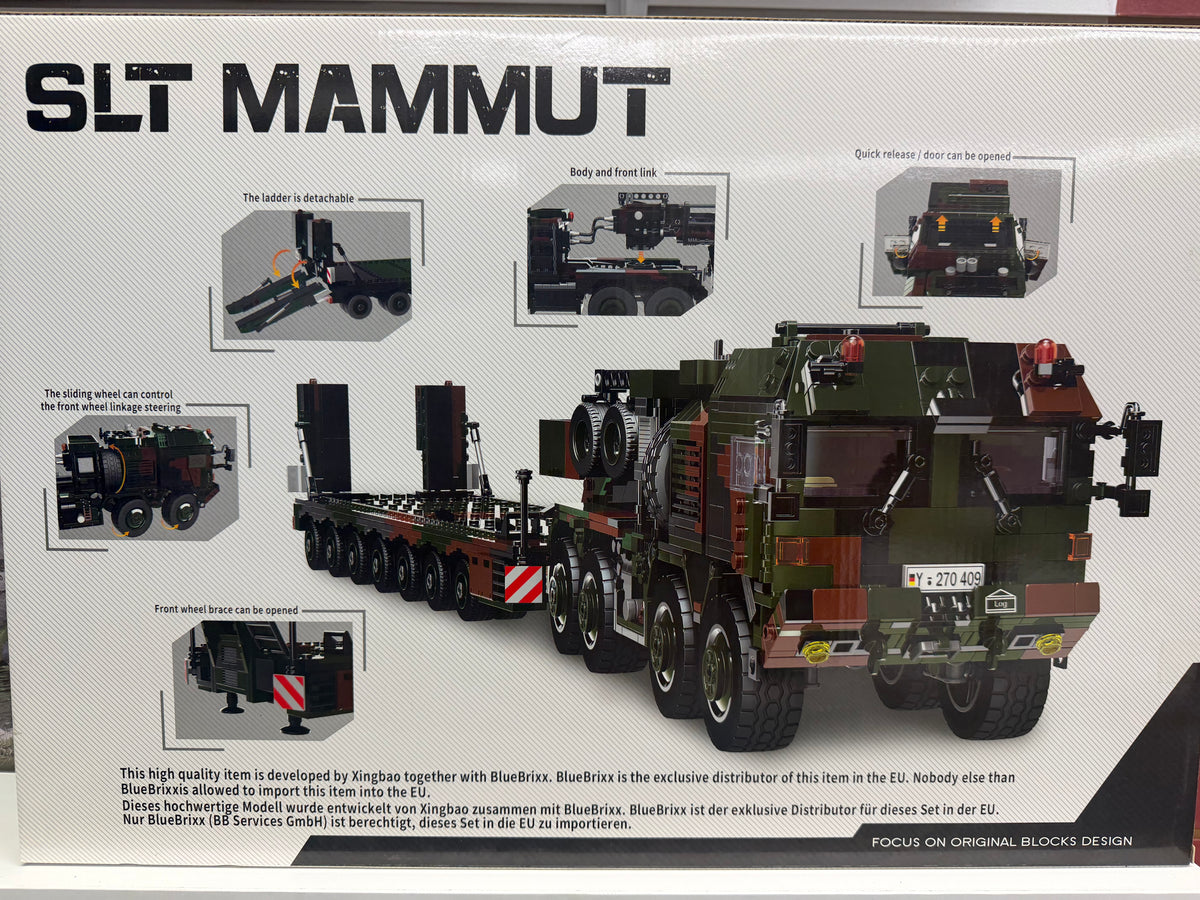 SLT Mammut Heavy Tank Transporter Building Set – 1,912 Pieces