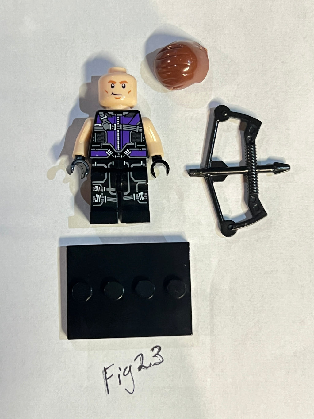 Custom Hawkeye Mini Figure (UNBRANDED) – Compatible Building Blocks