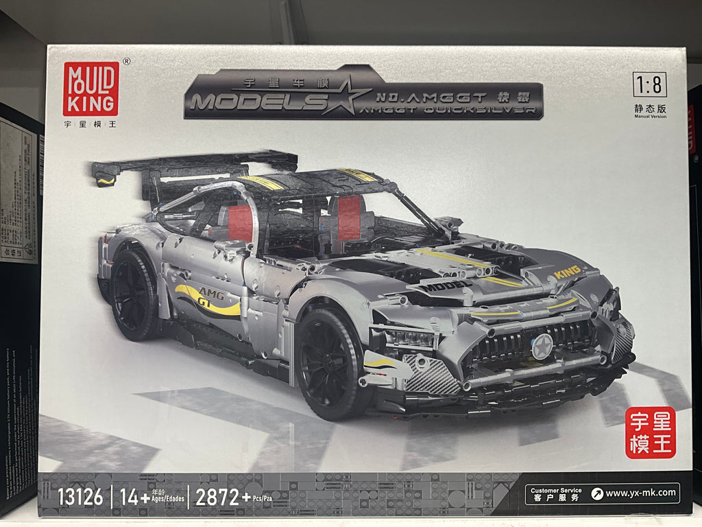 Mould King 13126 RC AMG GT Quicksilver Supercar – 2,872 Pieces