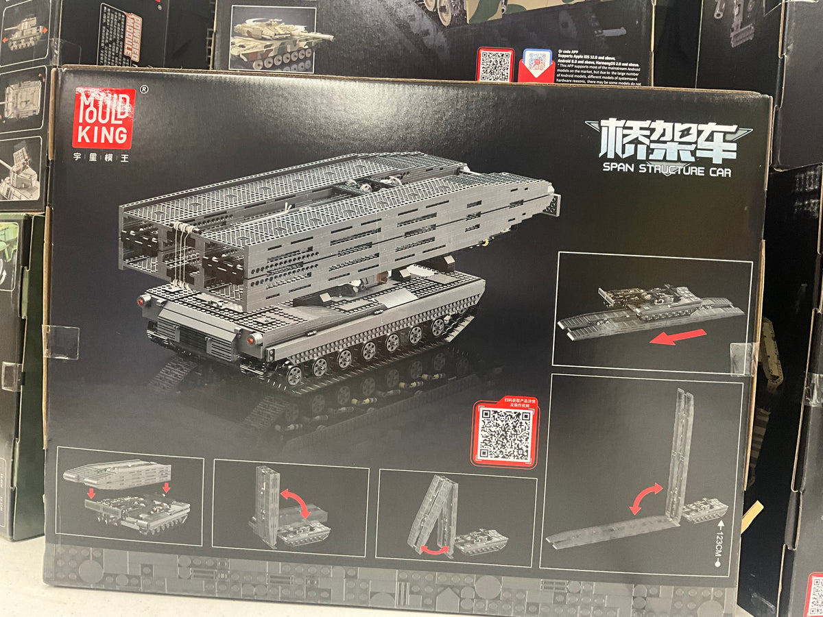 Mould King 20002 RC Assault Bridge Layer Building Set – 2,388 Pieces