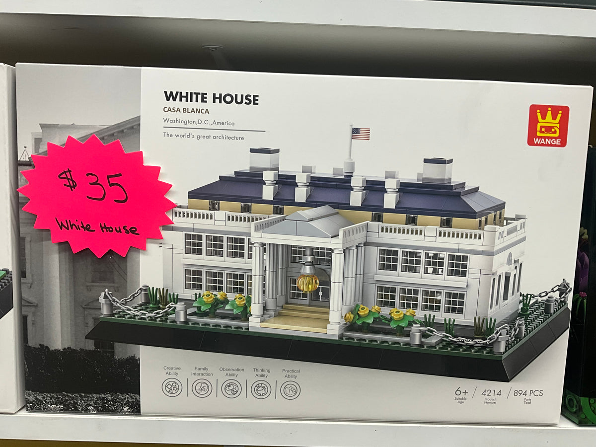 WANGE 4214 White House Architecture Building Set – 894 Pieces