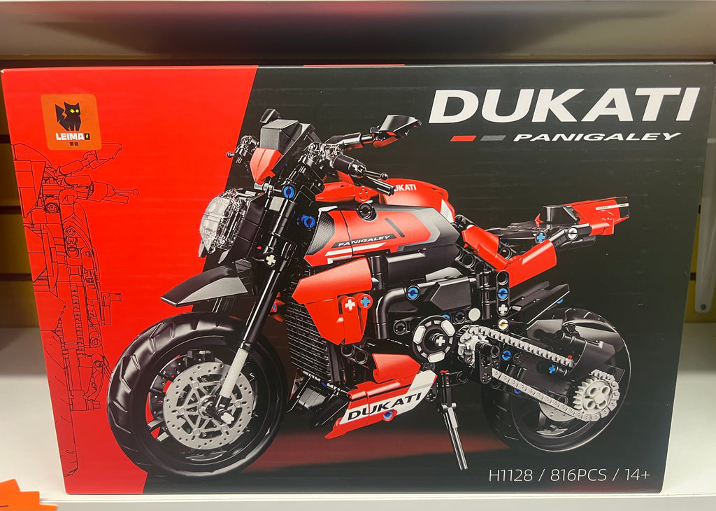 LEIMAO H1128 DUKATI Inspired V4S Motorcycle Building Set – 816 Pieces