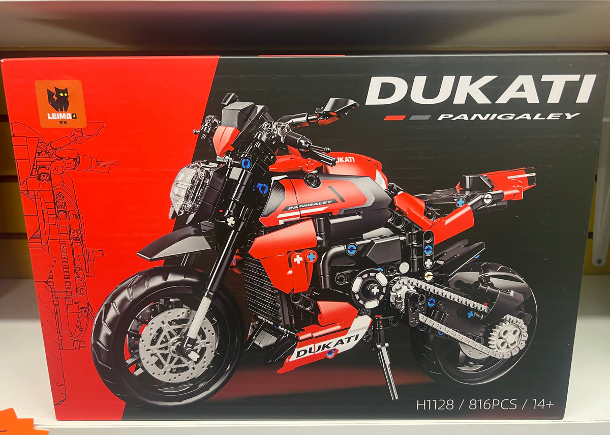 LEIMAO H1128 DUKATI Inspired V4S Motorcycle Building Set – 816 Pieces