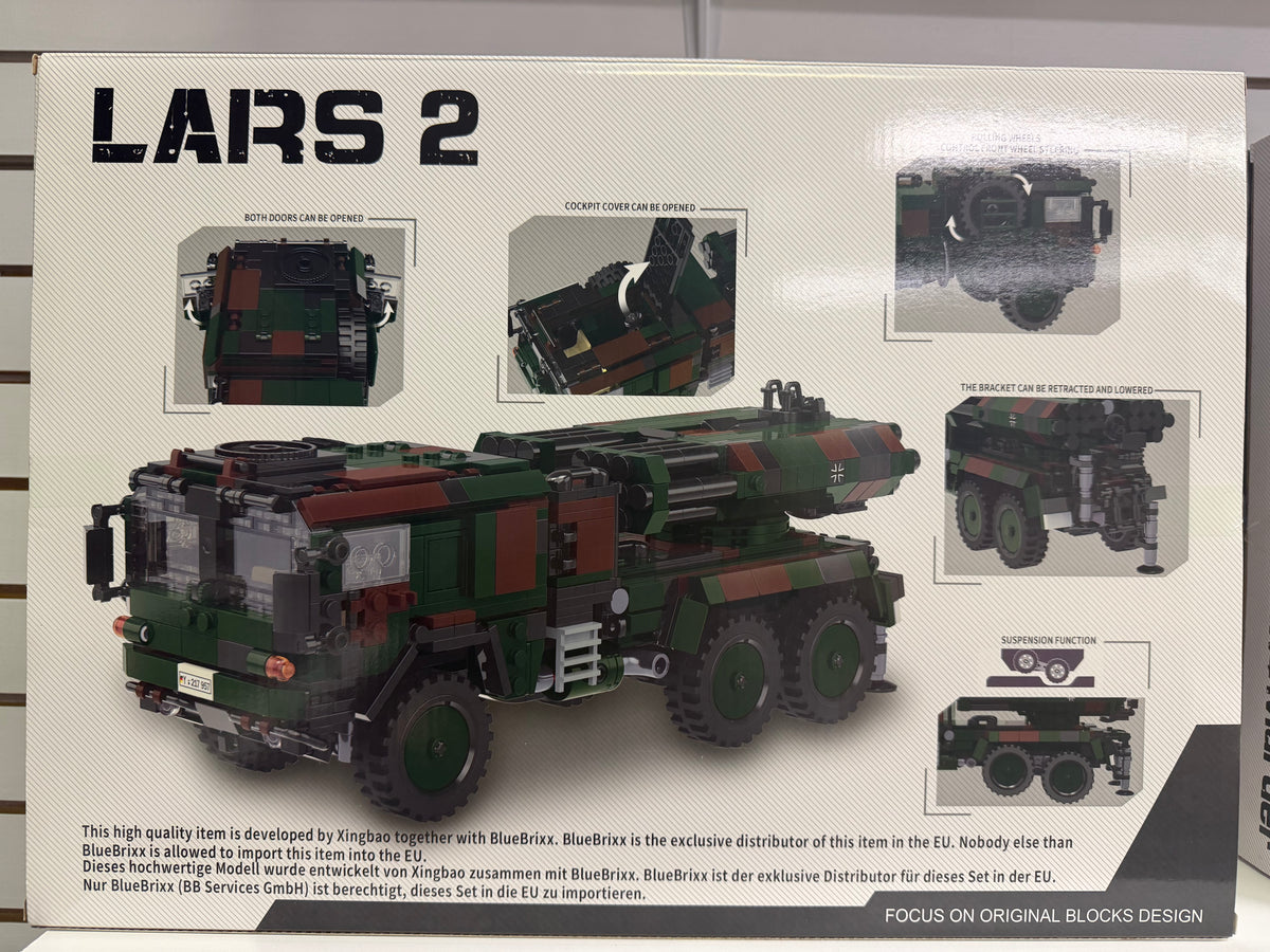German LARS 2 Multiple Rocket Launcher Building Set – 986 Pieces