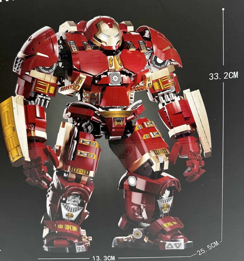 KBOX 10534 Hulkbuster-Inspired Mech Building Set – 2,348 Pieces – 13-Inch Display Model