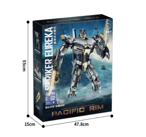 KBOX V5017 Striker Eureka Pacific Rim Jaeger Building Set – 2,724 Pieces – Officially Licensed