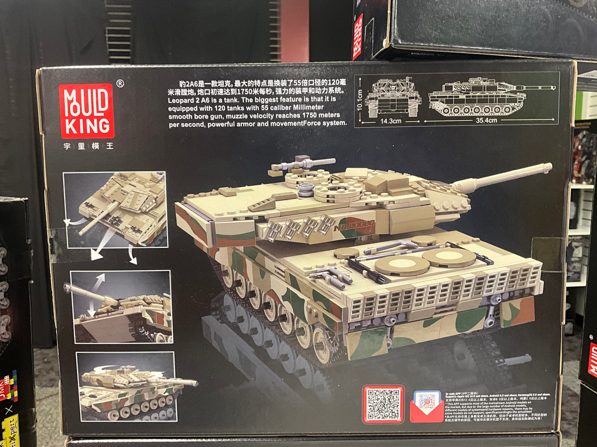 Mould King 20020 RC Leopard 2A6 Main Battle Tank – 1,091 Pieces