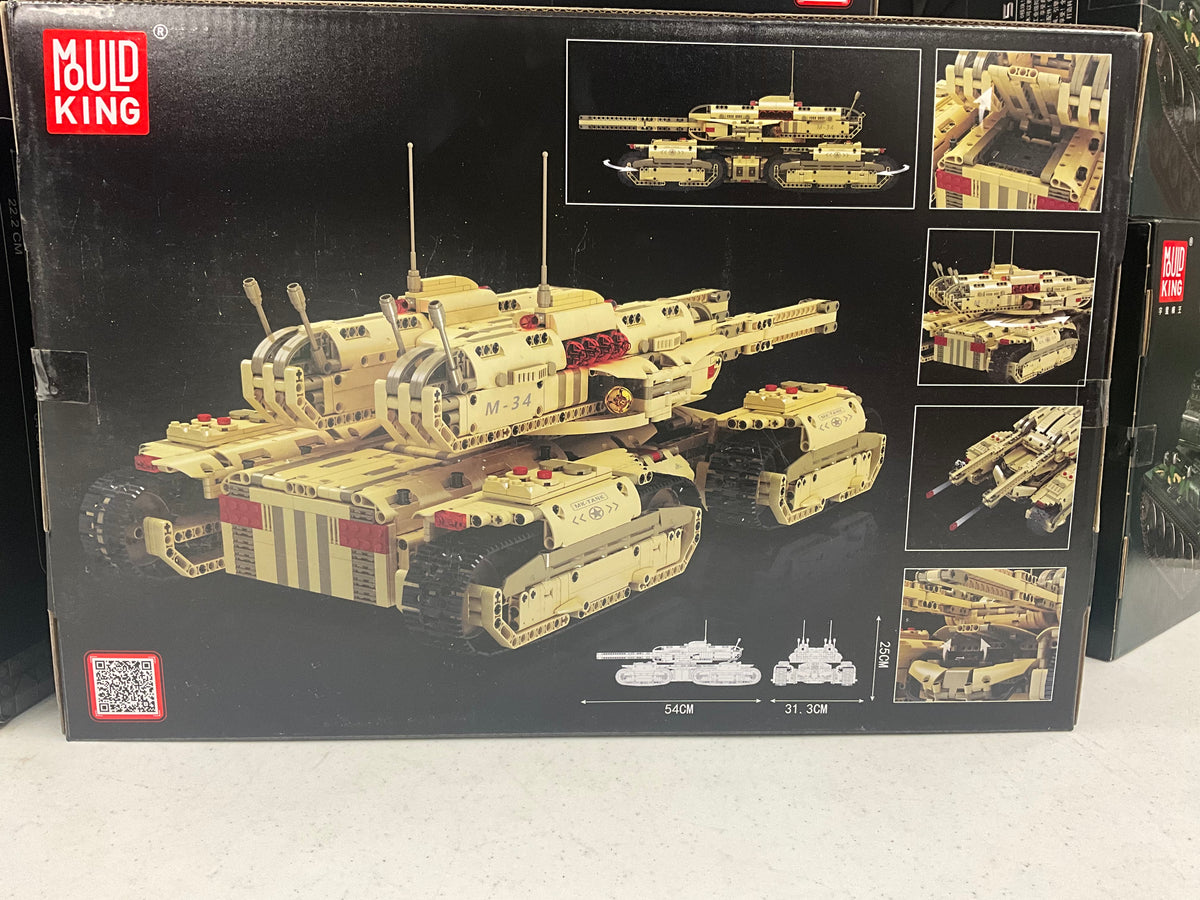 Mould King 20011 RC Mammoth MK-II Tank Building Set – 3,445 Pieces