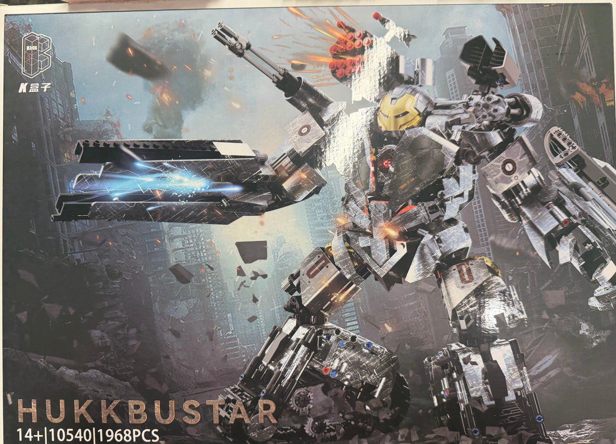 K-Box 10540 Hulkbuster Iron Man Mecha Building Set 1968PCS Light-Up