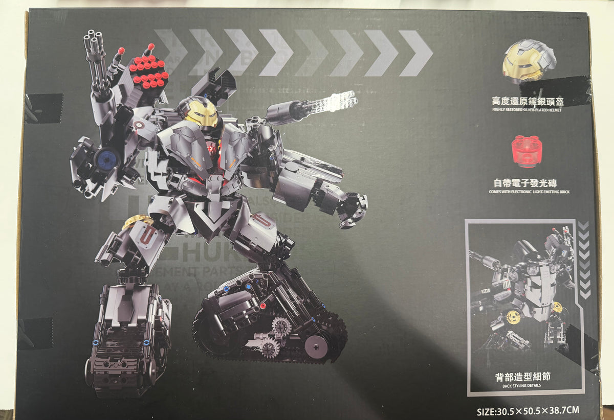 K-Box 10540 Hulkbuster Iron Man Mecha Building Set 1968PCS Light-Up