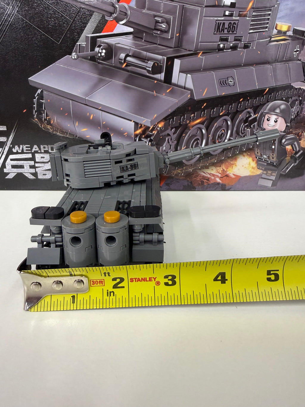 WWII German Tiger - Heavy Tank Building Set – 385 Pieces