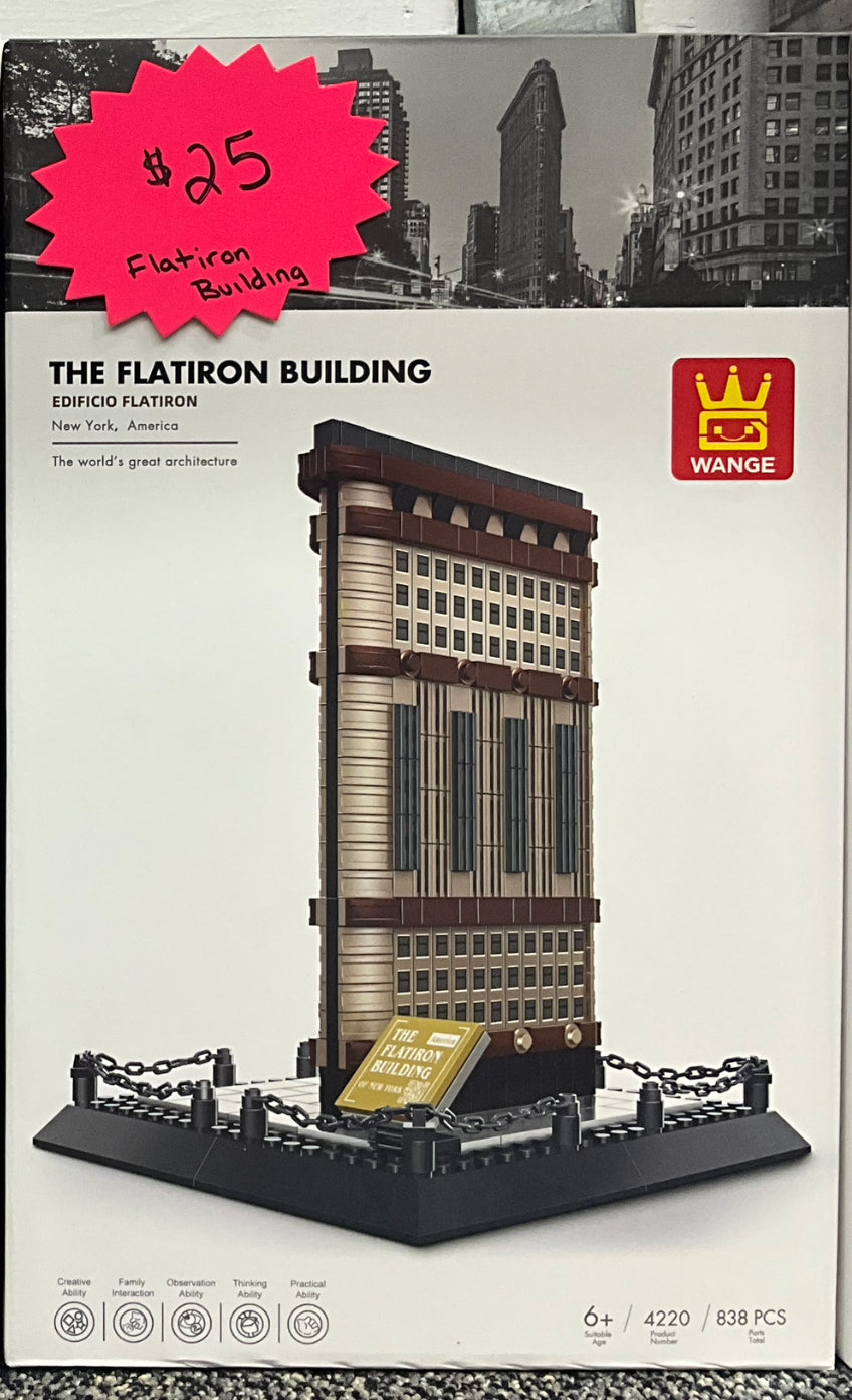 WANGE 4220 Flatiron Building New York Architecture Set – 838 Pieces