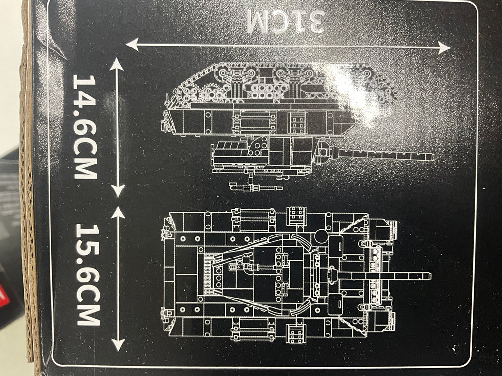 Mould King 20034 RC M26 Pershing Heavy Tank – 1,057 Pieces