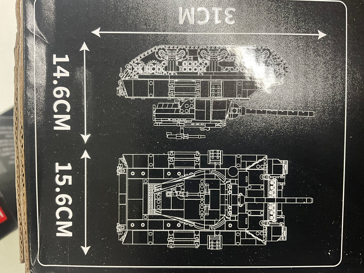 Mould King 20034 RC M26 Pershing Heavy Tank – 1,057 Pieces
