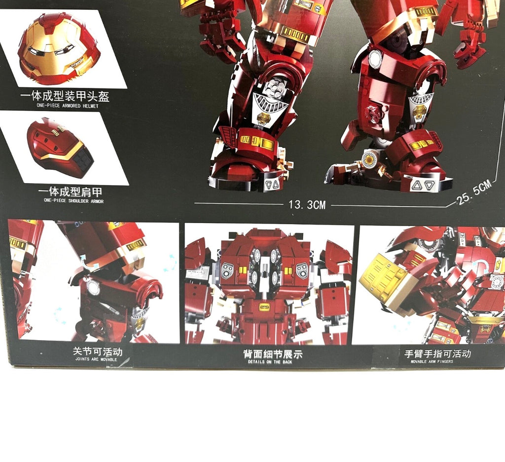 KBOX 10534 Hulkbuster-Inspired Mech Building Set – 2,348 Pieces – 13-Inch Display Model