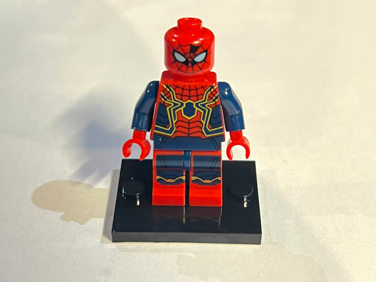 Custom Spider-Man Iron Spider Mini Figure (UNBRANDED) – Compatible Building Blocks