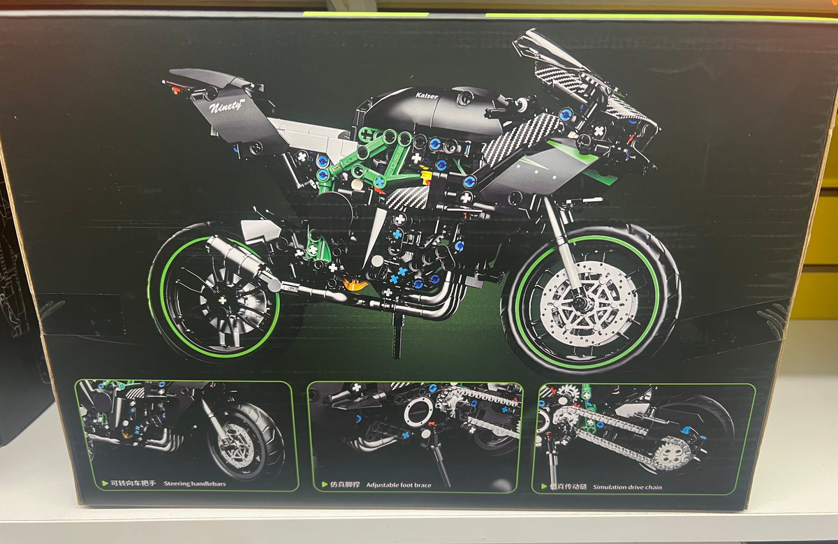 LEIMAO H1129 H2-Inspired Motorcycle Building Set – 806 Pieces