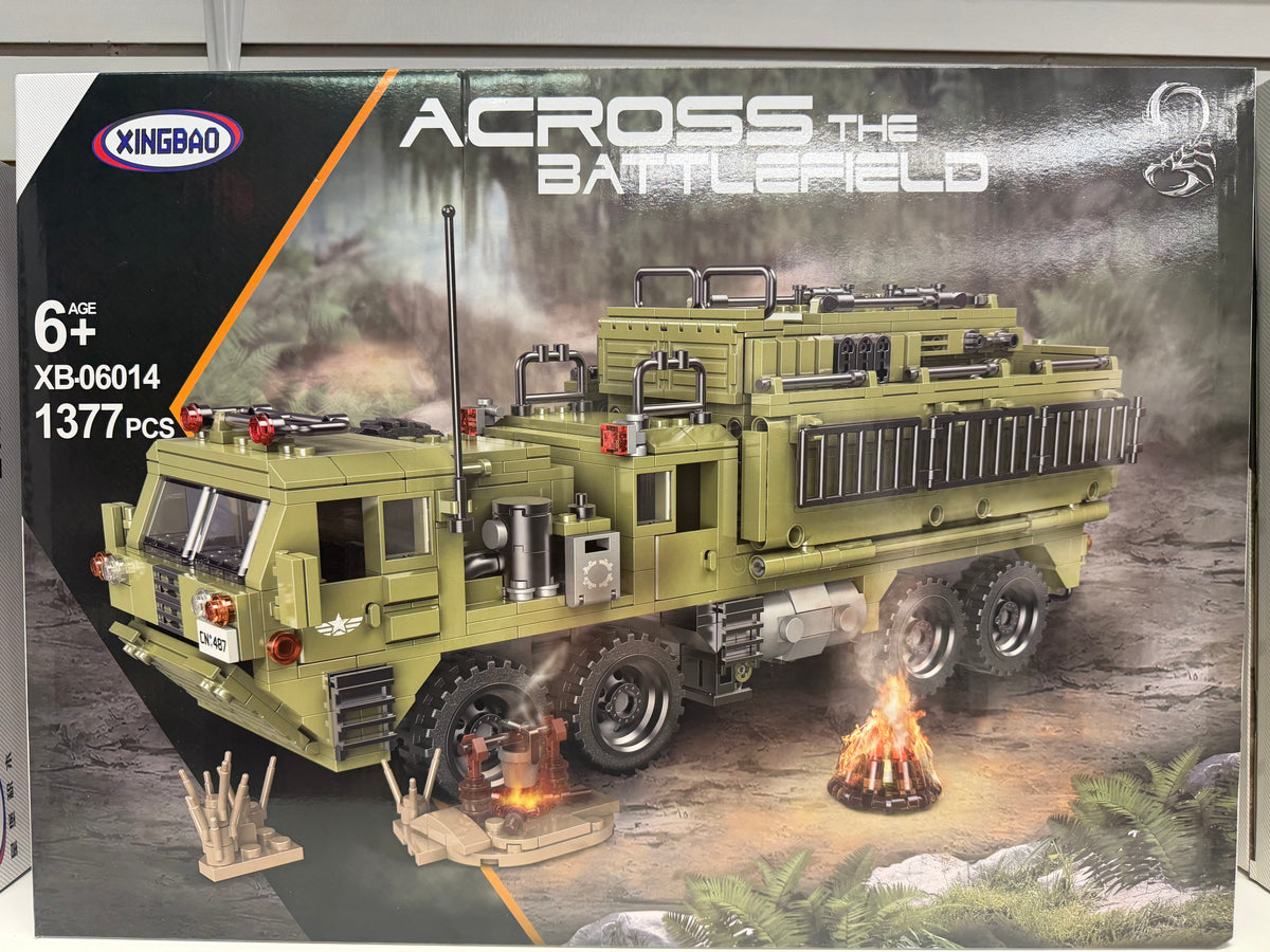 Scorpion Heavy Military Truck Building Set – 1,377 Pieces