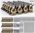 WWII Soviet Army Soldier Minifigure Bundle – 24 Figures with Weapons