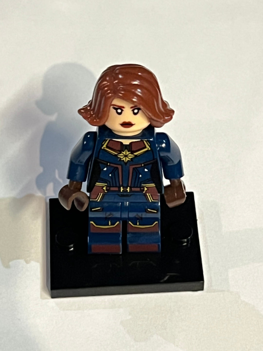 Custom Captain Marvel Mini Figure (UNBRANDED) – Compatible Building Blocks