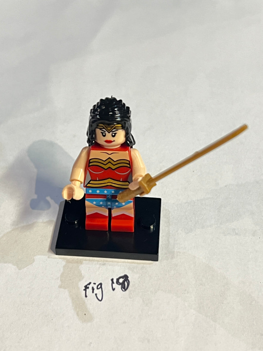 Custom Wonder Woman Mini Figure (UNBRANDED) – Compatible Building Blocks