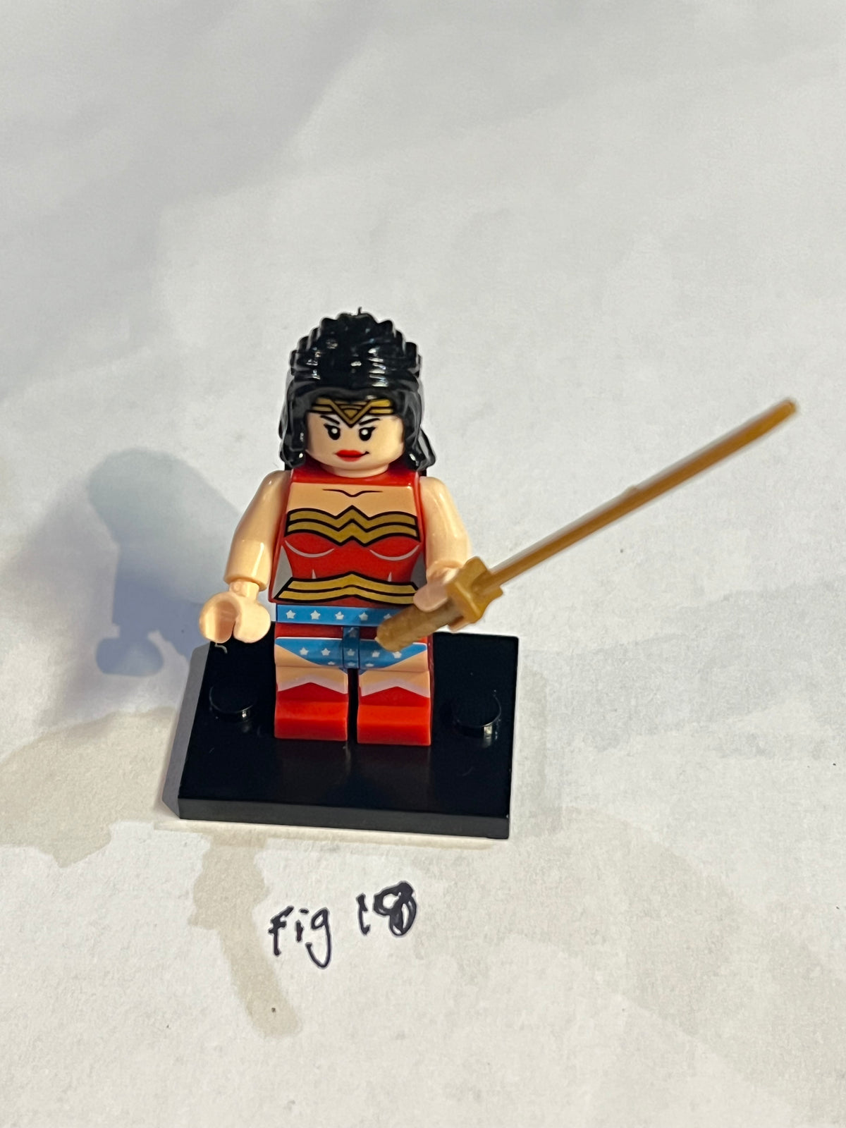 Custom Wonder Woman Mini Figure (UNBRANDED) – Compatible Building Blocks
