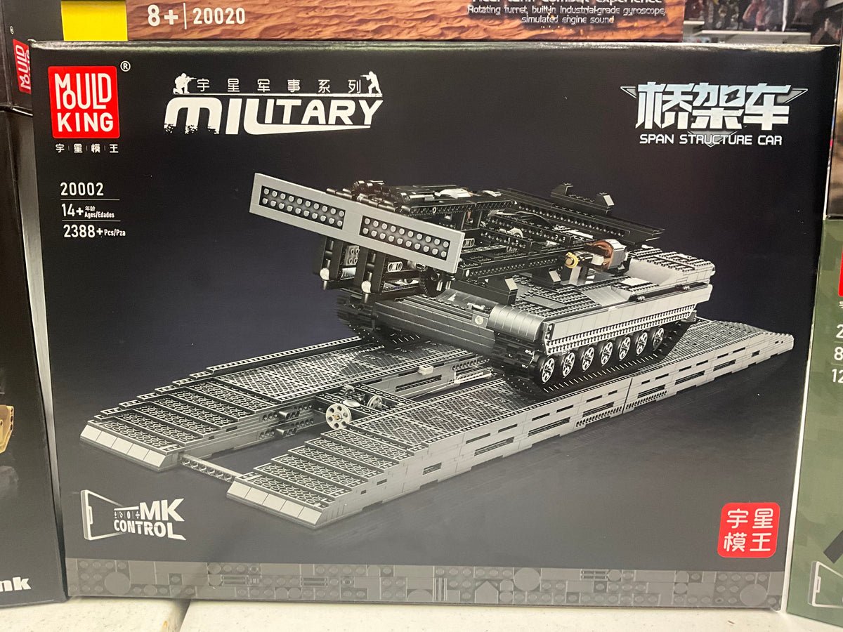 Mould King 20002 RC Assault Bridge Layer Building Set – 2,388 Pieces