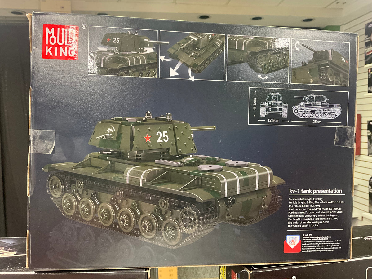 Mould King 20025 RC KV-1 Heavy Tank Building Set – 924 Pieces