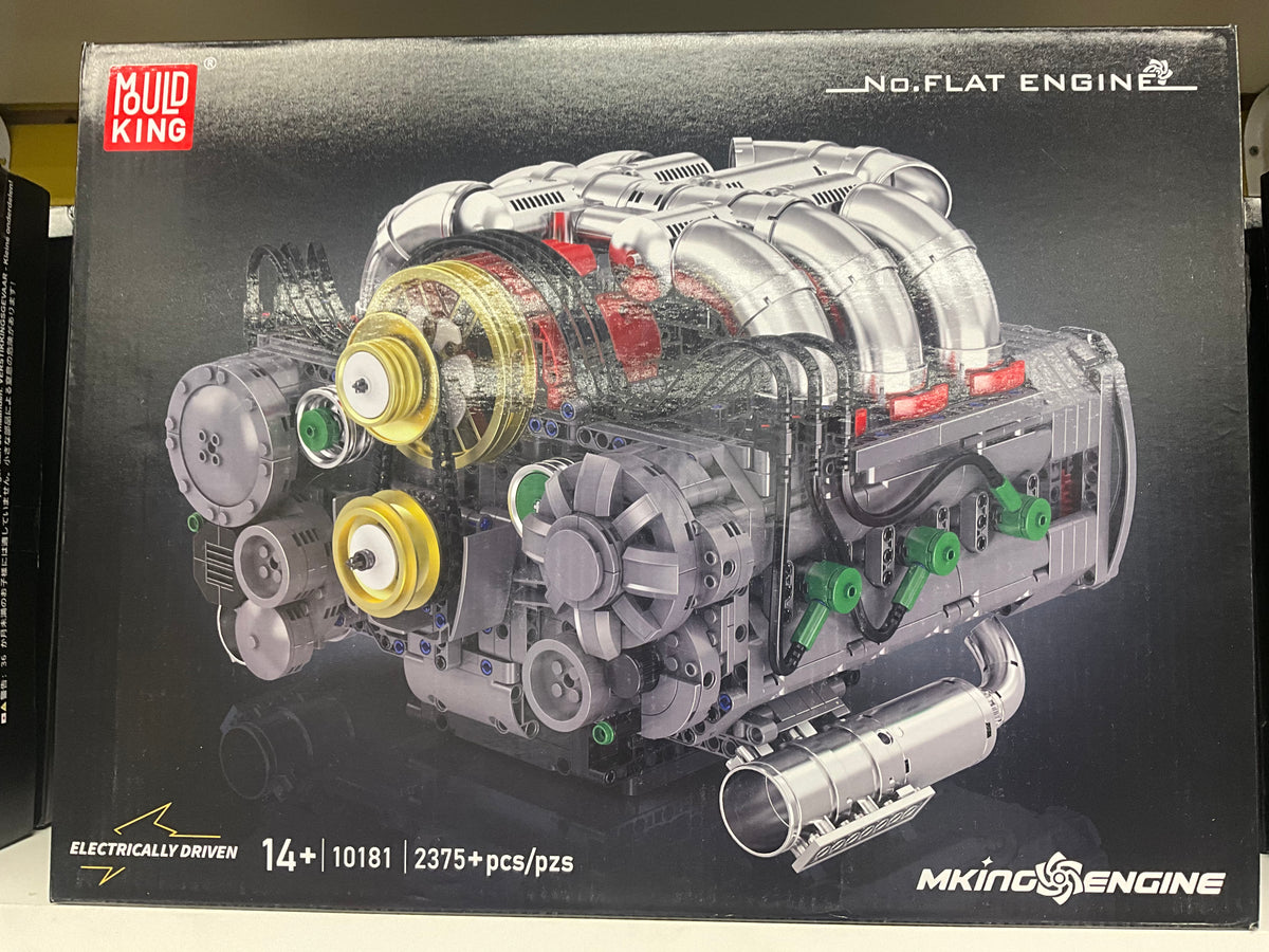 Mould King 10181 Motorized Flat-Six Boxer Engine Model – 2,375 Pieces