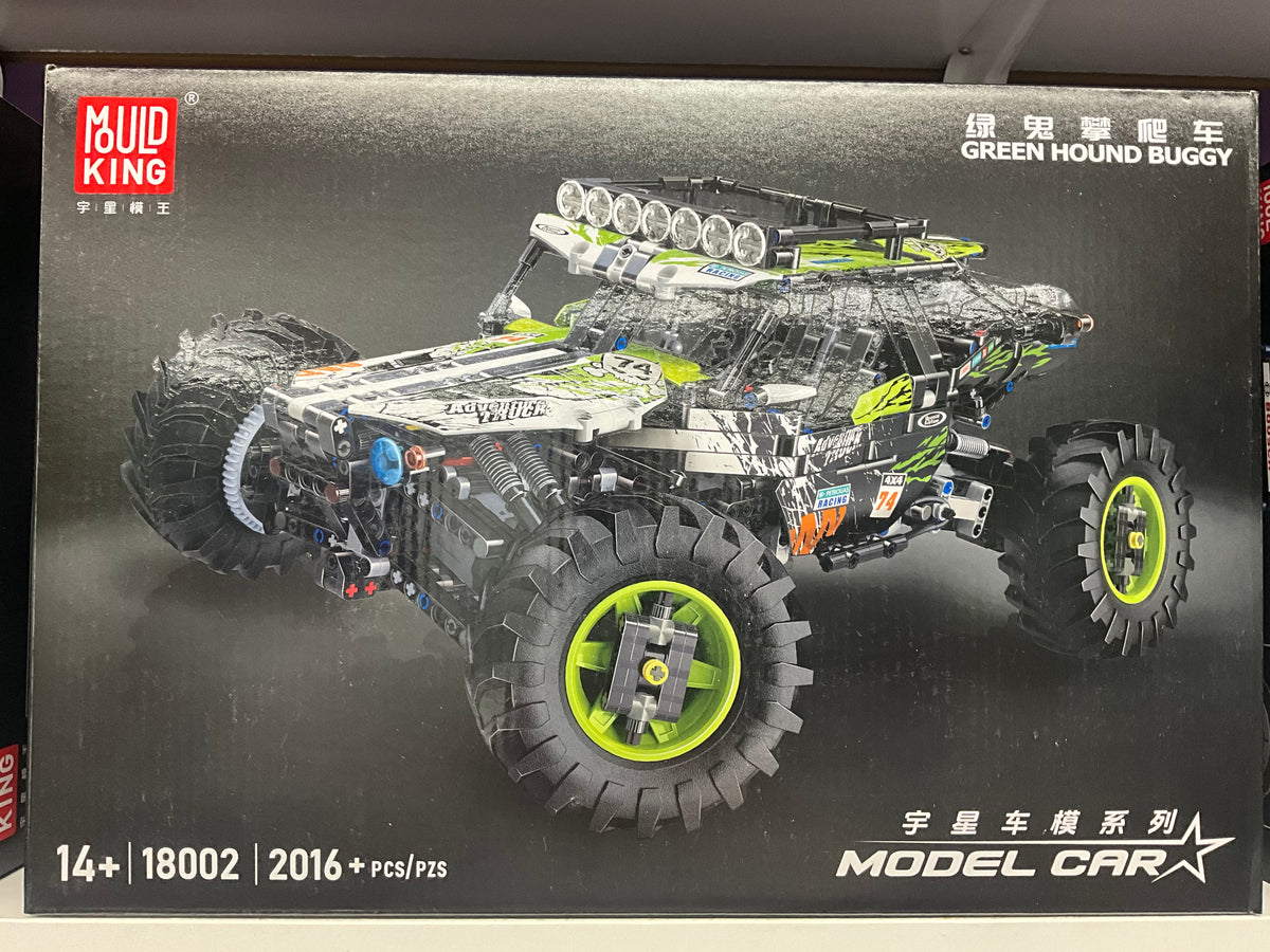 Mould King 18002 Green Hound 4x4 RC Off-Road Buggy – 2,016 Pieces