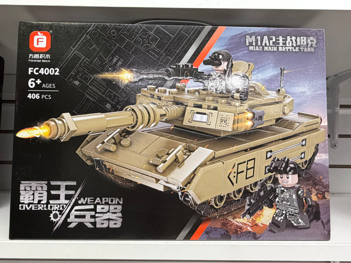 Forange FC4002 U.S. M1A2 Abrams Main Battle Tank – 406 Pieces