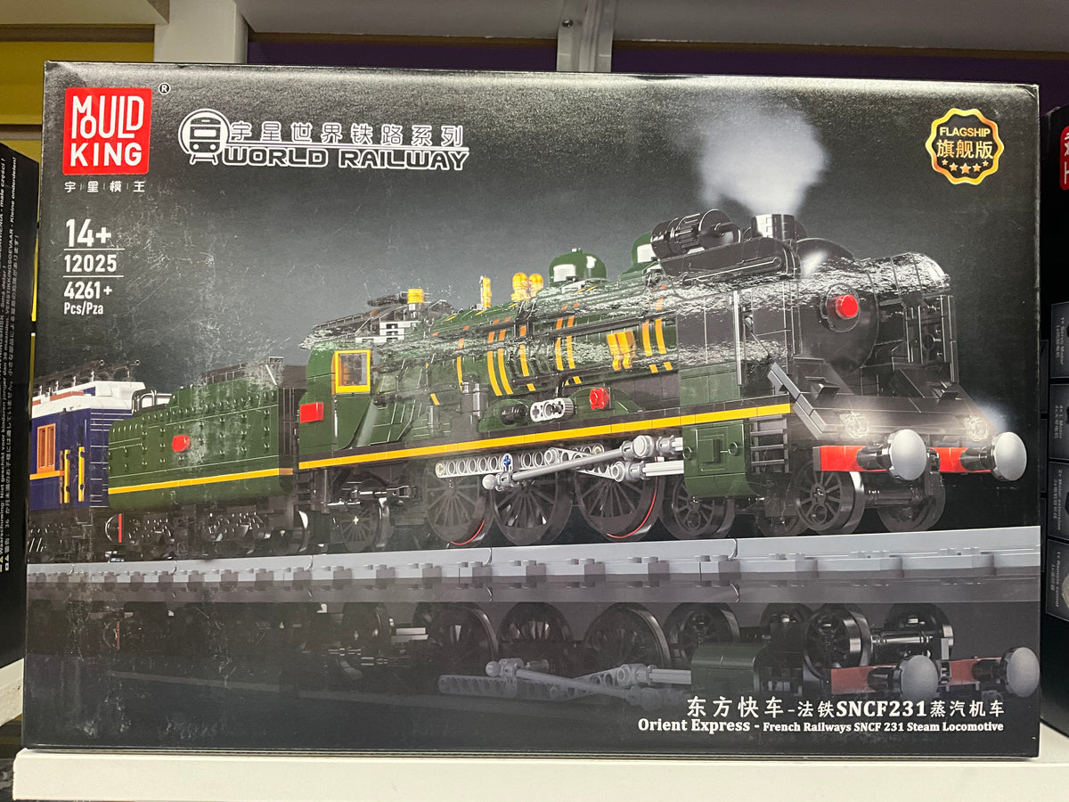Mould King 12025 SNCF 231 Orient Express RC Steam Train – 4,261 Pieces