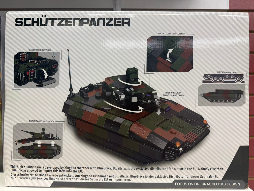 German Puma Infantry Fighting Vehicle – 1:30 Scale, 1,238 Pieces