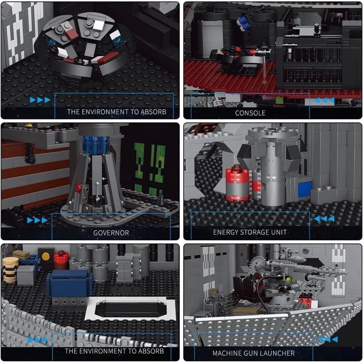 Mould King 21034 Death Planet Space Station Display Set – 7,008 Pieces - RETIRED / LIMITED EDITION