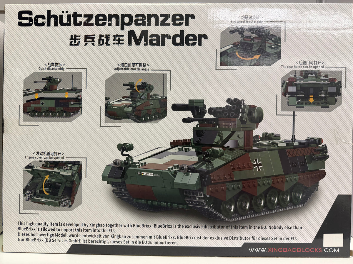 German Marder Infantry Fighting Vehicle Building Set – 1,045 Pieces