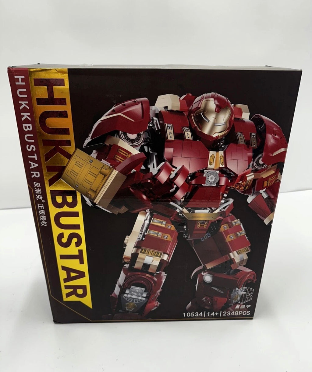 KBOX 10534 Hulkbuster-Inspired Mech Building Set – 2,348 Pieces – 13-Inch Display Model