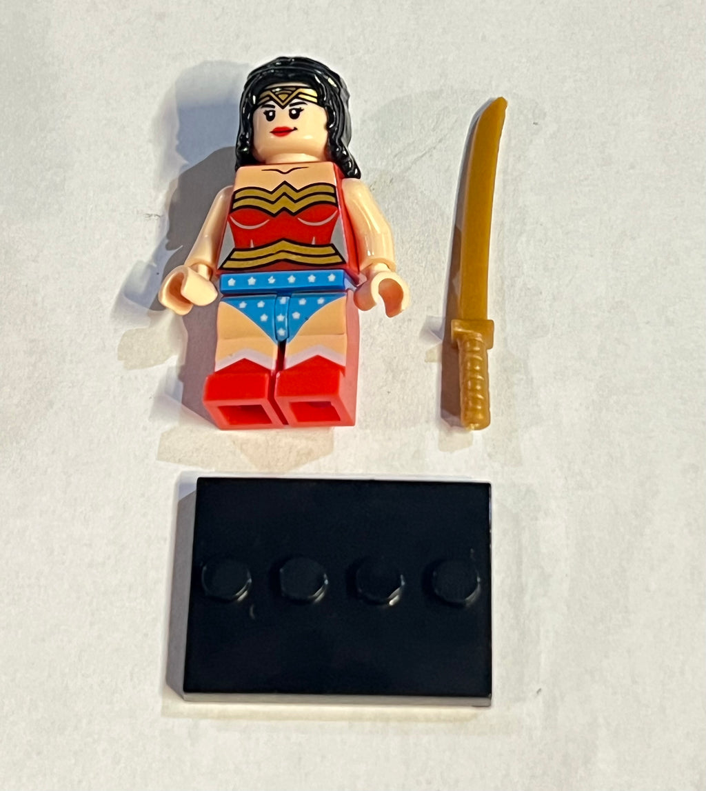 Custom Wonder Woman Mini Figure (UNBRANDED) – Compatible Building Blocks
