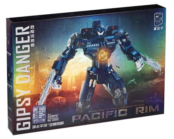 KBOX 10313 Gipsy Danger Pacific Rim Jaeger Building Set – 637 Pieces – Officially Licensed