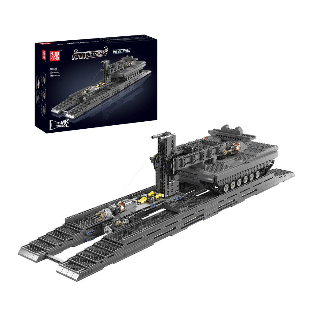 Mould King 20002 RC Assault Bridge Layer Building Set – 2,388 Pieces