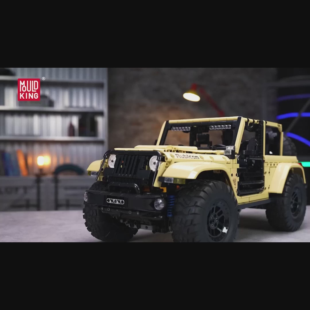 Mould King 13184 Technic Style Remote Control Car RC JEEP Wrangler Off-road SUV – 3,621 Pieces