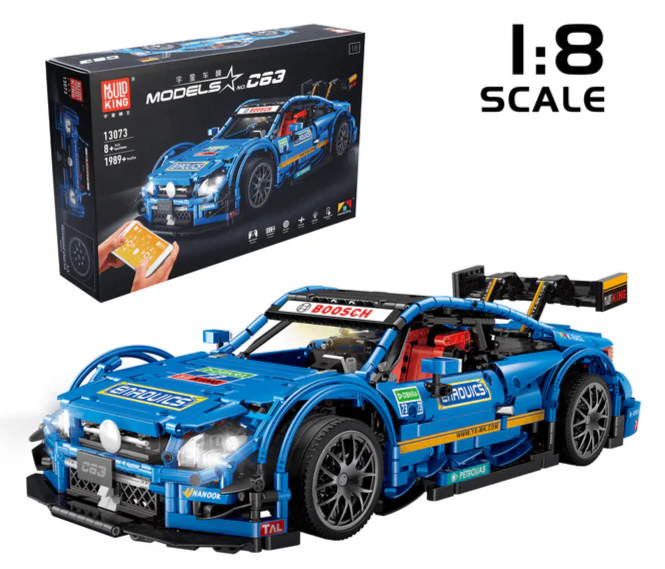 Mould King 13073 C63 DTM RC Racing Car – 1,989 Pieces