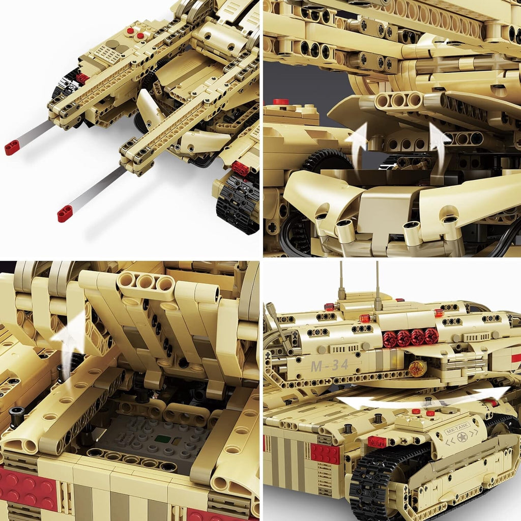 Mould King 20011 RC Mammoth MK-II Tank Building Set – 3,445 Pieces