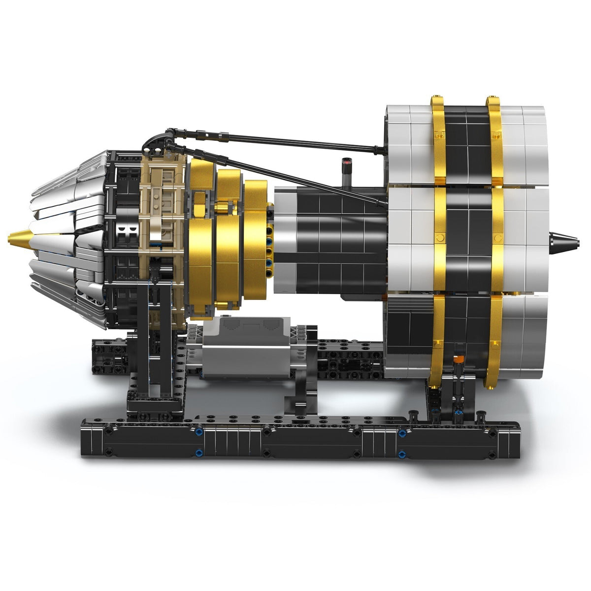 Mould King 10141 Motorized Aircraft Turbofan Engine – 2,256 Pieces
